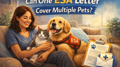 Can One ESA Letter Cover Multiple Pets?