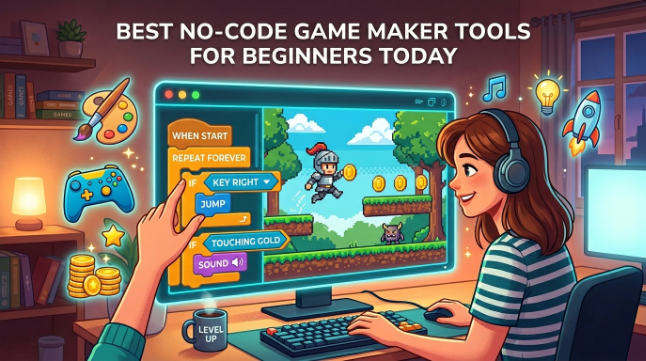 Best No-Code Game Maker Tools For Beginners Today